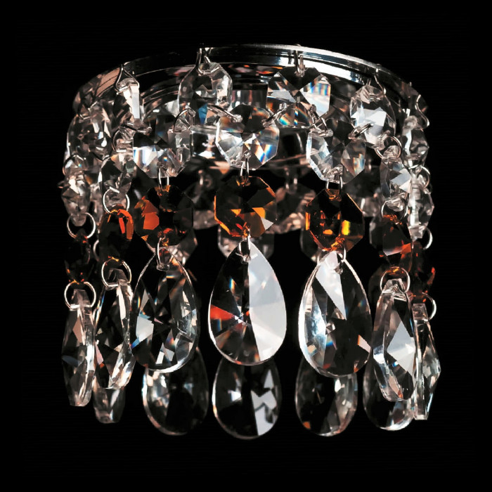 Точечный светильник с хрусталём Totci 30064-Cr хром