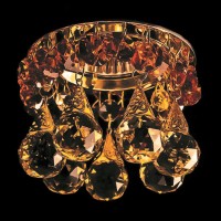 Точечный светильник с хрусталём Totci 41160-G золото