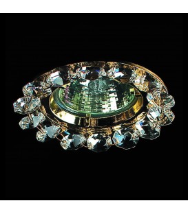 Точечный светильник с хрусталём Totci 1605-G золото