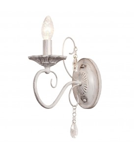 Настенный светильник (бра) Silver Light Laura 259.41.1, белая патина — Купить по низкой цене в интернет-магазине