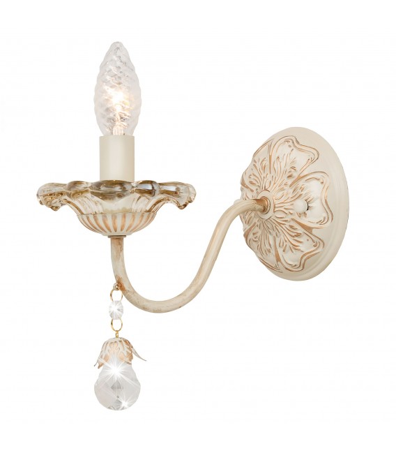 Настенный светильник (бра) Silver Light Vivienne 735.41.1, белая патина — Купить по низкой цене в интернет-магазине